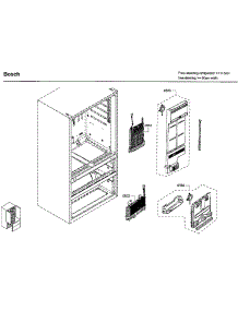 B21CL81SNS/01 Bosch Refrigerator Parts & Free Repair Help ...