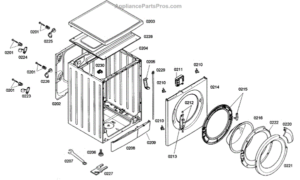 Bosch 00704287 Door and Window Assembly (AP5272238 ...