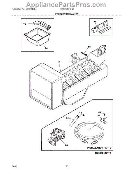 Frigidaire 242159302 Tube-I/m Fill - AppliancePartsPros.com