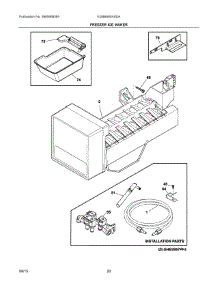 electrolux ice maker parts