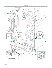 Parts for Frigidaire FFHB2740PS9A Refrigerator - AppliancePartsPros.com