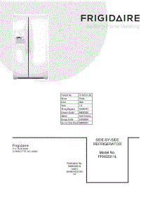Parts for Frigidaire FFHS2311LBE Refrigerator - AppliancePartsPros.com