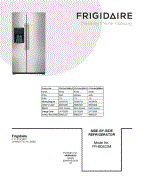 frigidaire ffhs2622msya parts