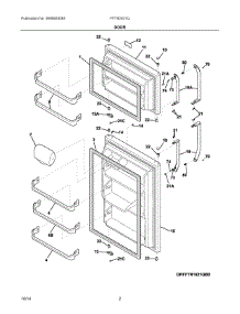 Parts for Frigidaire FFTR2021QS1 Refrigerator - AppliancePartsPros.com
