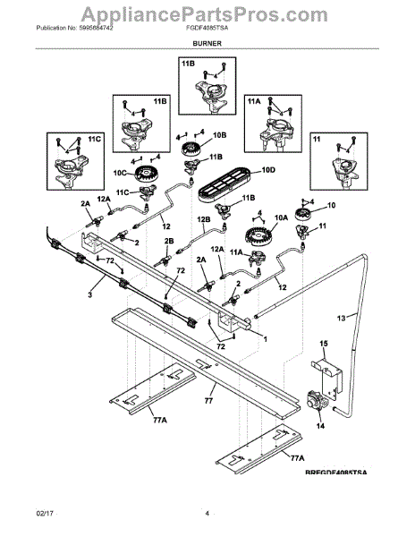 Frigidaire 5304506548 VALVE,BURNER,9.5K (AP6037407 ...