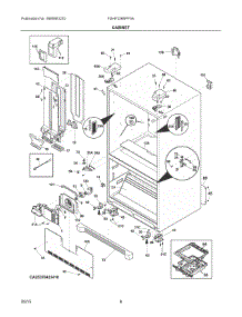 Parts for Frigidaire FGHF2366PF5A Refrigerator - AppliancePartsPros.com