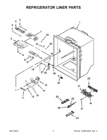 Parts for KitchenAid KRFC300EWH01 Refrigerator - AppliancePartsPros.com