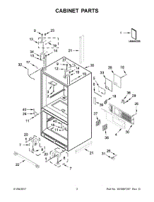 Parts for KitchenAid KRFC604FSS00 Refrigerator - AppliancePartsPros.com