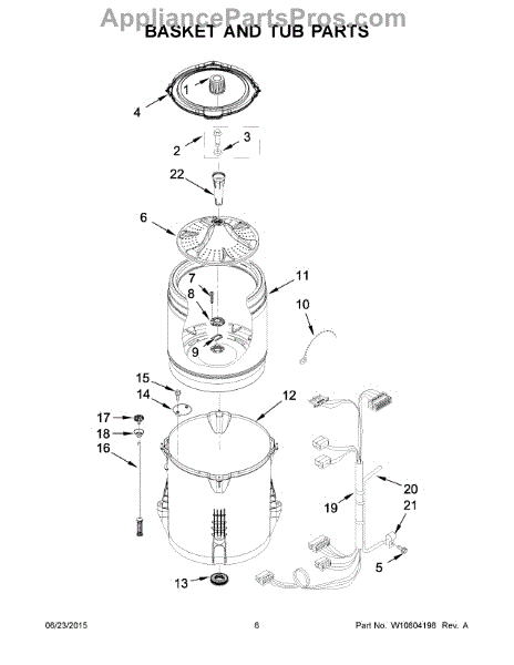 Whirlpool W10780044 Suspension (AP5970744) - AppliancePartsPros.com