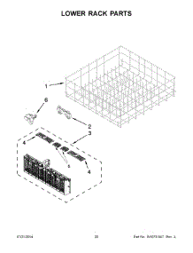 Parts for Whirlpool WDF520PADM0 Dishwasher - AppliancePartsPros.com