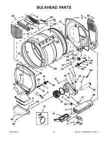 WED5800BW0 Whirlpool Dryer Parts & Free Repair Help - AppliancePartsPros