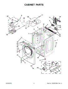 WED75HEFW0 Whirlpool Dryer Parts & Free Repair Help - AppliancePartsPros