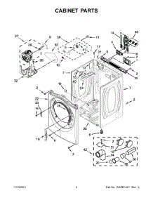 WED95HEDW1 Whirlpool Dryer Parts & Free Repair Help - AppliancePartsPros