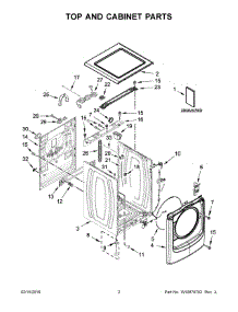 WFW75HEFW0 Whirlpool Washer Parts & Free Repair Help - AppliancePartsPros