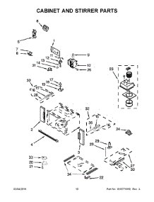 06 - Cabinet And Stirrer Parts parts for Whirlpool Oven WOC54EC0AW02 from AppliancePartsPros.com