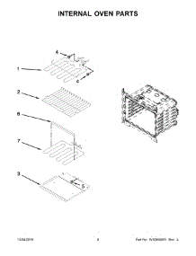 05 - Internal Oven Parts parts for Whirlpool Microwave WOC54EC0AW03 from AppliancePartsPros.com