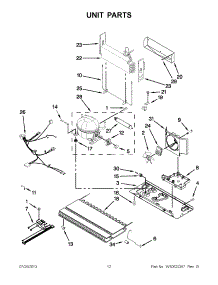 06 - Unit Parts parts for Whirlpool Refrigerator WRF535SMBW00 from AppliancePartsPros.com