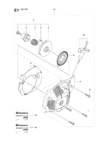 Eps Starter Parts For Husqvarna Chainsaw 240 From Appliancepartspros.Com