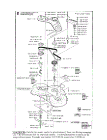 Mower Deck parts for Husqvarna Riding Mower Tractor RIDER 155 from AppliancePartsPros.com