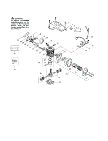 Crankshaft  /  Shield  /  Cylinder Parts For Poulan Chainsaw 221 From Appliancepartspros.Com