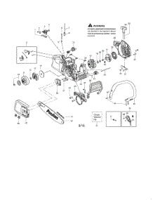 Parts for Poulan P3816 TYPE 1 Chainsaw - AppliancePartsPros.com