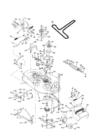 Mower Deck parts for Poulan Riding Mower Tractor PPR1742STA from AppliancePartsPros.com