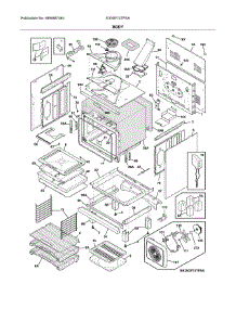 Body parts for Electrolux Gas Range E30GF74TPSA from AppliancePartsPros.com