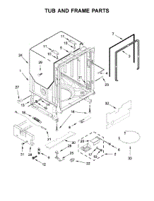 Parts for Jenn-Air JDTSS244GS0 Dishwasher - AppliancePartsPros.com