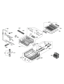 Spray Arms / Racks parts for Thermador Dishwasher DWHD640JFP/D5 from AppliancePartsPros.com