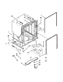 Tub And Frame Parts parts for Jenn-Air Dishwasher JDB8200AWS4 from AppliancePartsPros.com