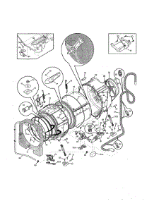 Motor / Tub parts for Electrolux Washer EIFLS60JIW1 from AppliancePartsPros.com