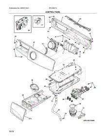 Control Panel parts for Electrolux Washer EFLS527UTT0 from AppliancePartsPros.com