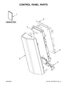 Control Panel Parts parts for Kitchenaid Microwave/Hood Combo YKMHC319ES4 from AppliancePartsPros.com