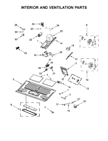 Interior And Ventilation Parts parts for Kitchenaid Microwave/Hood Combo YKMHC319EW2 from AppliancePartsPros.com