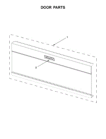 Door Parts parts for Kitchenaid Microwave/Hood Combo KMLS311HBS0 from AppliancePartsPros.com