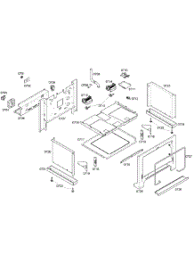 Cabinet Assy parts for Thermador Range PD366BS/02 from AppliancePartsPros.com