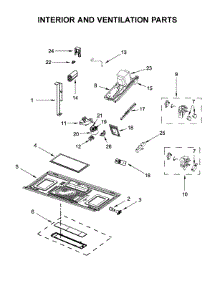 Interior And Ventilation Parts parts for Maytag Microwave/Hood Combo YMMV4205FZ3 from AppliancePartsPros.com