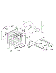 Tub parts for Bosch Dishwasher SHX43P15UC/64 from AppliancePartsPros.com