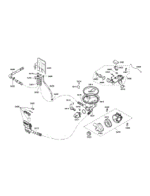Water Inlet / Heater / Pump parts for Bosch Dishwasher SHX45P05UC/59 from AppliancePartsPros.com