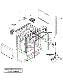 Tank Assy parts for Bosch Dishwasher SHU43E07UC/14 from AppliancePartsPros.com