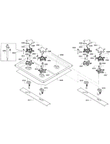 Burners-24" parts for Thermador Range PRD486GDHC/09 from AppliancePartsPros.com