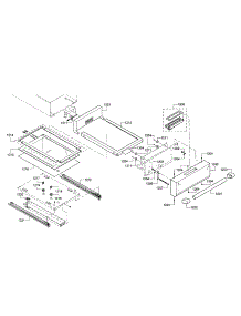 Frame / Facia Panel parts for Thermador Range PRD48JDSGU/04 from AppliancePartsPros.com