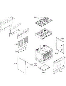 Main Assy parts for Thermador Range PD366BS/11 from AppliancePartsPros.com