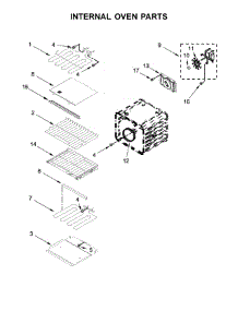 Internal Oven Parts parts for Kitchenaid Wall Oven/Microwave Combo KOCE507EBL07 from AppliancePartsPros.com