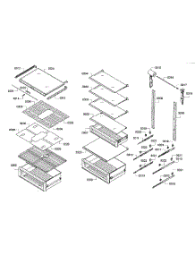 Drawer Assy parts for Thermador Refrigerator T24IR70NSP/43 from AppliancePartsPros.com