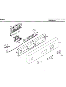 Parts For Bosch Shu33a02uc 38 Dishwasher Appliancepartspros Com