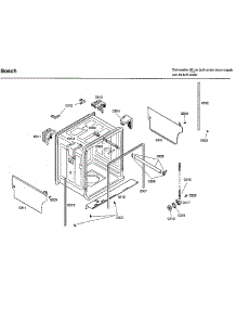 Parts For Bosch Shu33a02uc 38 Dishwasher Appliancepartspros Com