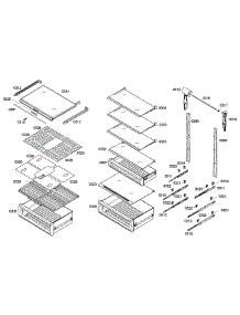 Drawer Assy parts for Thermador Refrigerator T24IR70NSP/08 from AppliancePartsPros.com