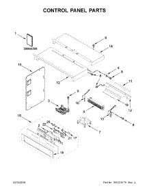 Control Panel Parts parts for Jenn-Air Wall Oven/Microwave Combo JMW2427DS02 from AppliancePartsPros.com