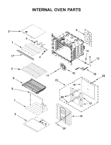 Internal Oven Parts parts for Jenn-Air Wall Oven/Microwave Combo JMW3430DP02 from AppliancePartsPros.com